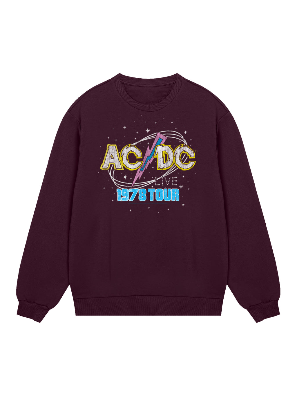 ACDC 1981 Live Tour Herren Sweatshirt
