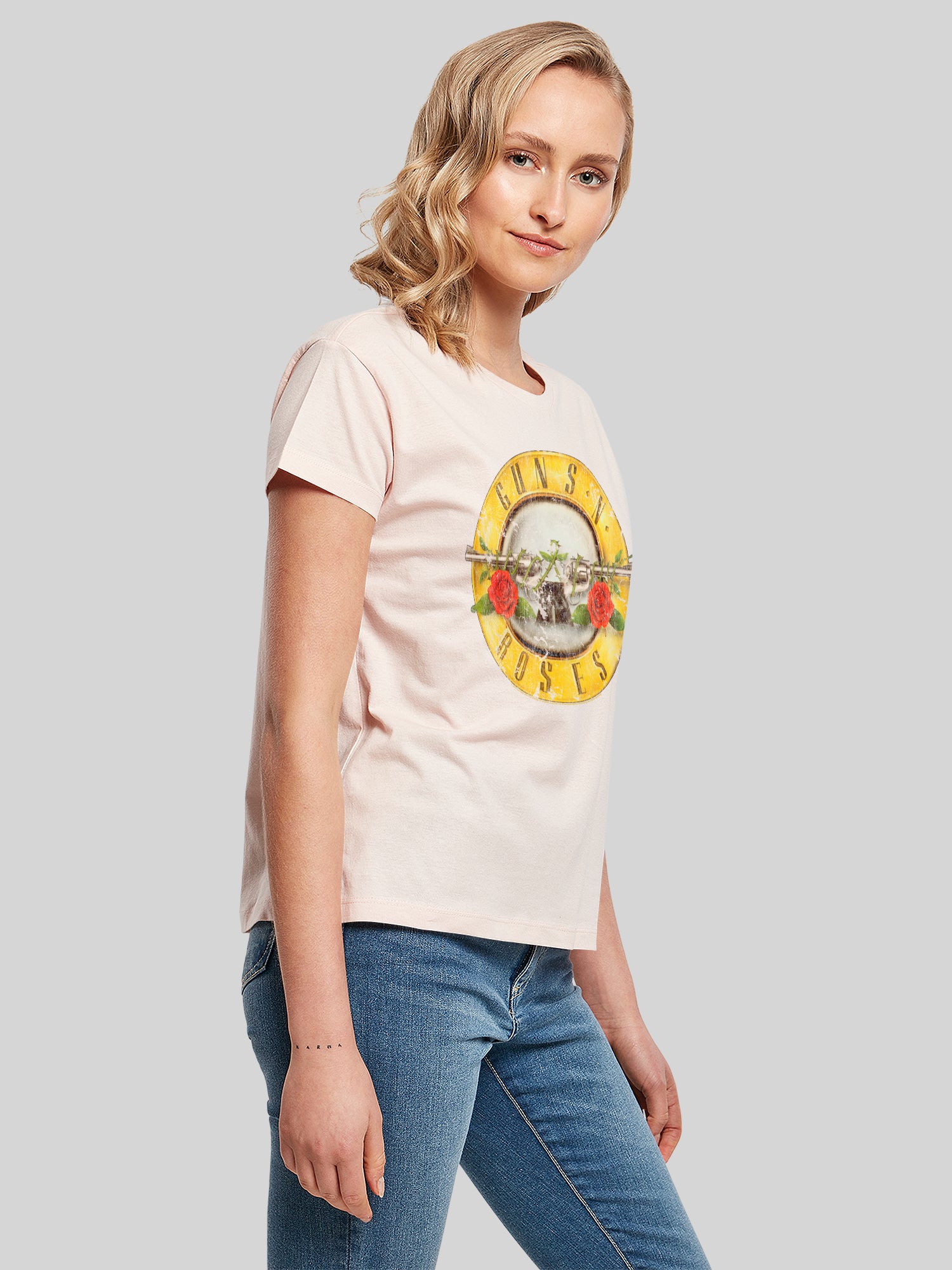 Logo Bullet vintage de Guns 'N' Roses avec des dames