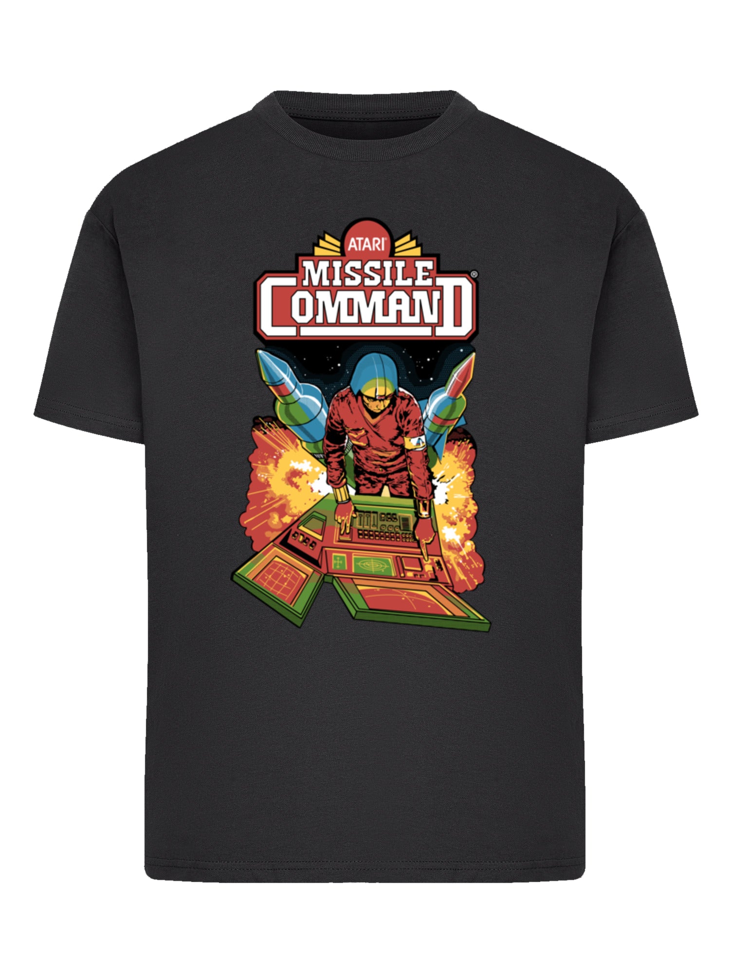 Missile Command Hanger Atari Retro Gaming with Ladies Everyday Tee