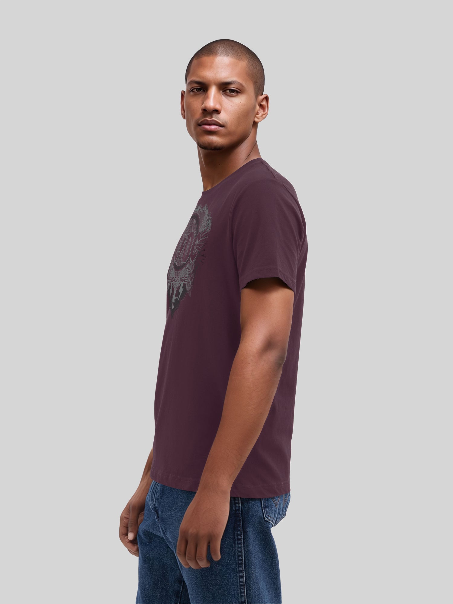 ACDC Black Ice with True Blanks | Mens Regular Tee