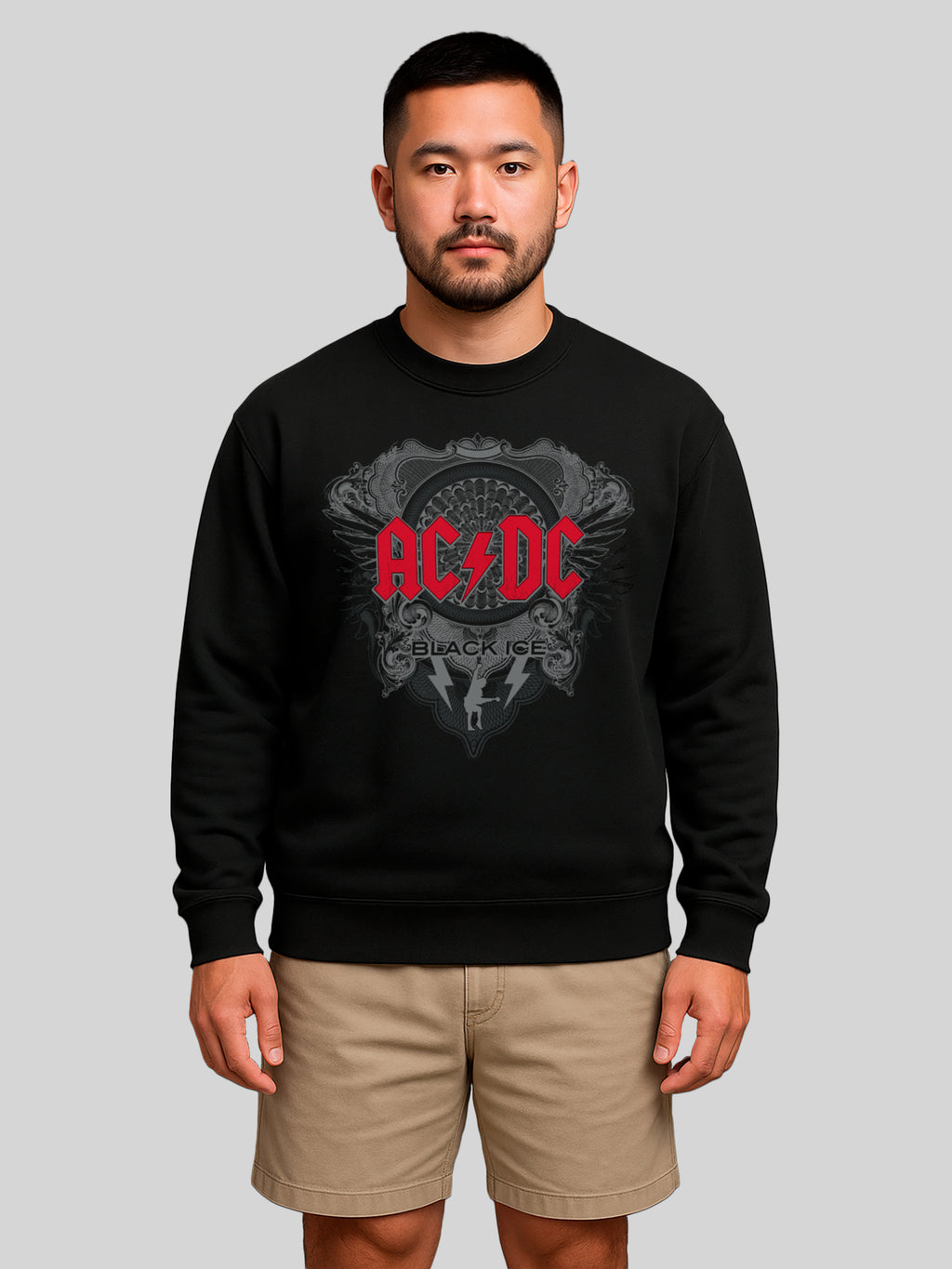 Sweat-shirt biologique AC / DC Black Ice Men