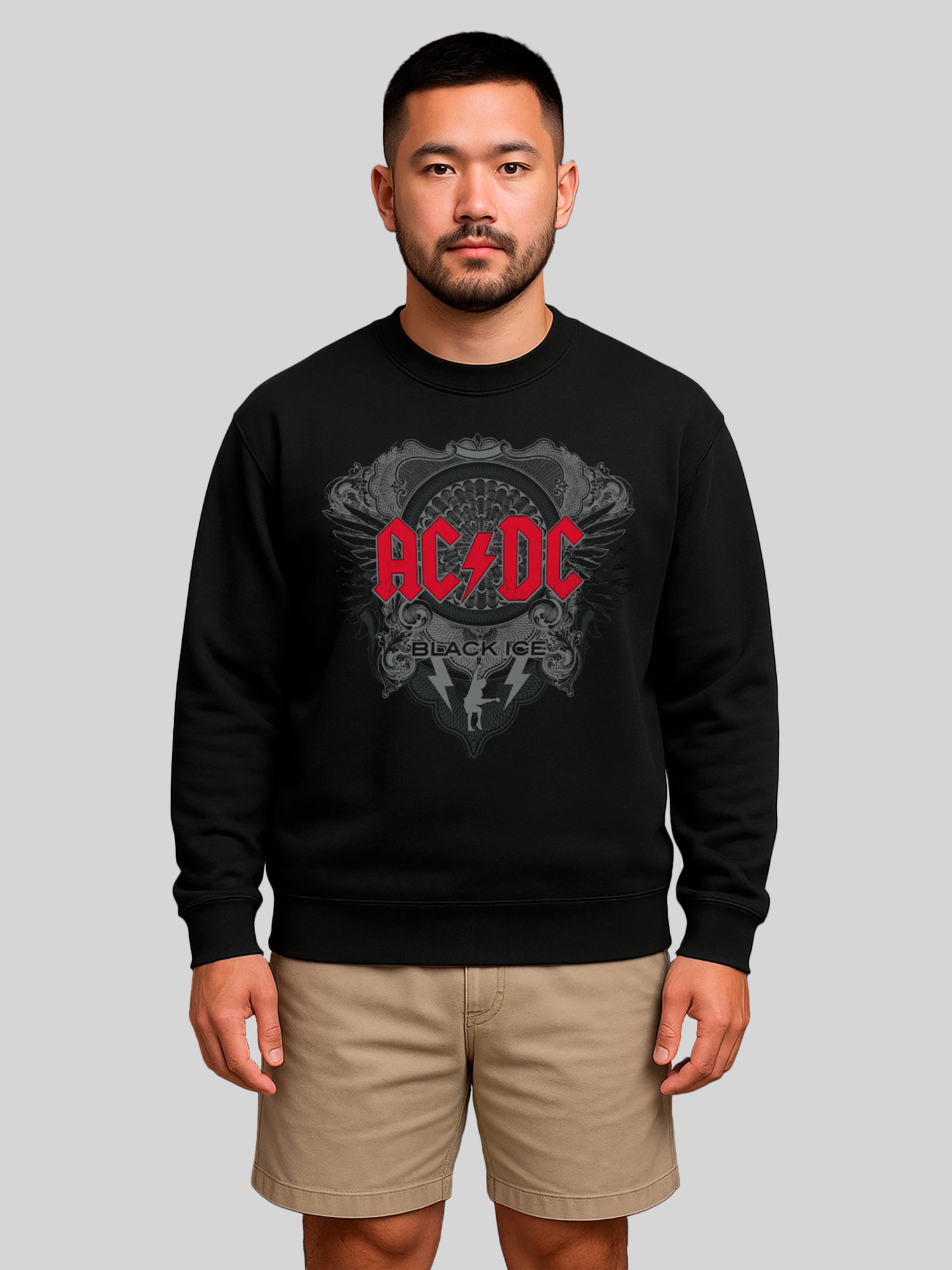 Sweat-shirt biologique AC / DC Black Ice Men