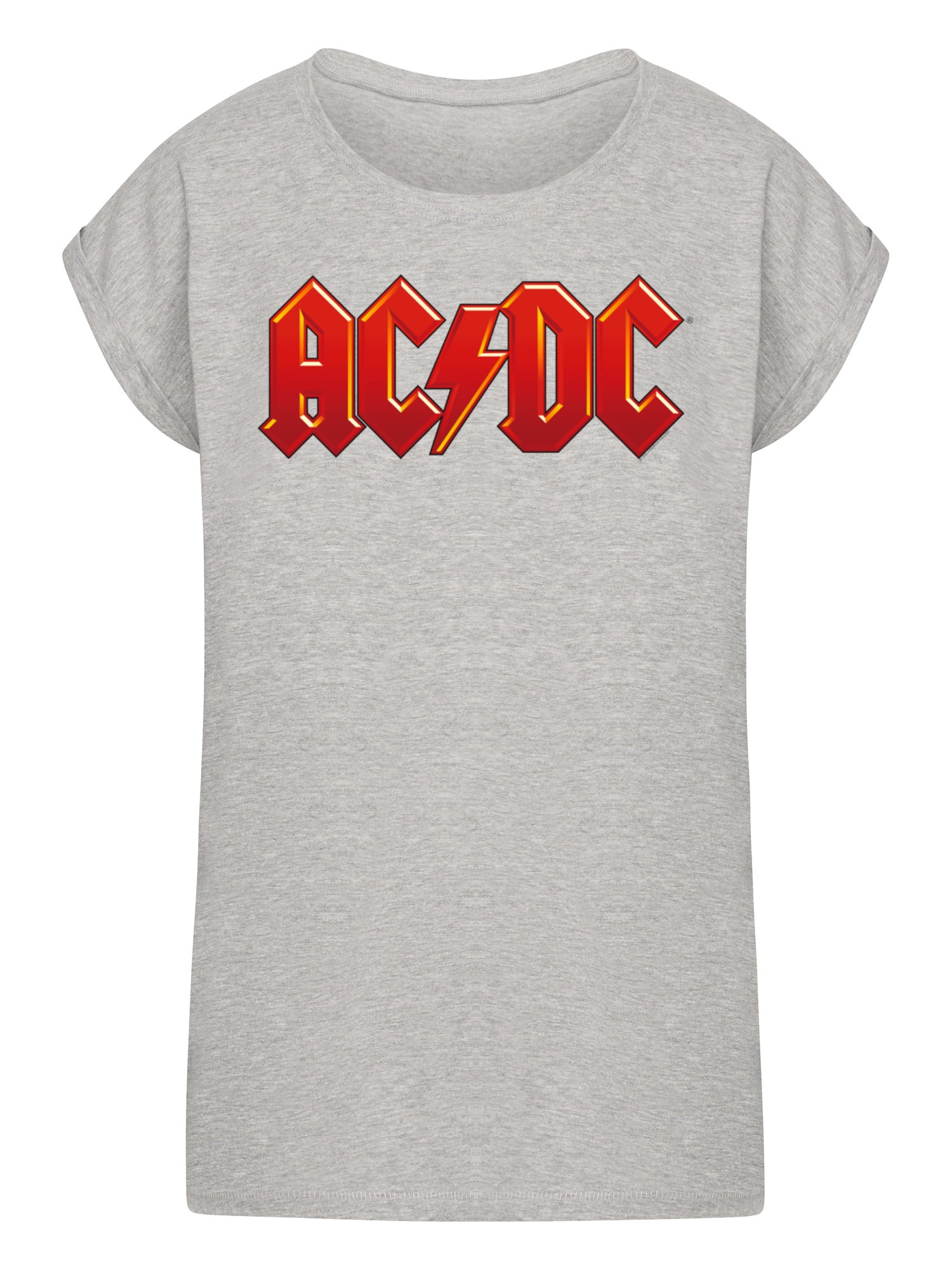 ACDC Dunkelrotes Logo Damen T-Shirt