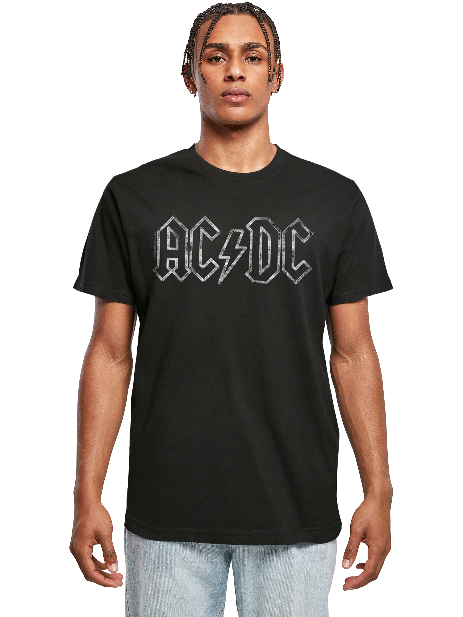 T-shirt de logo Jagged AC / DC