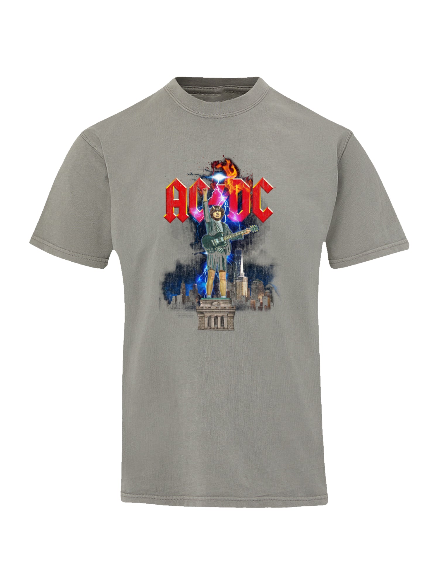 AC/DC Angus NYC Lightning con camiseta de color costero
