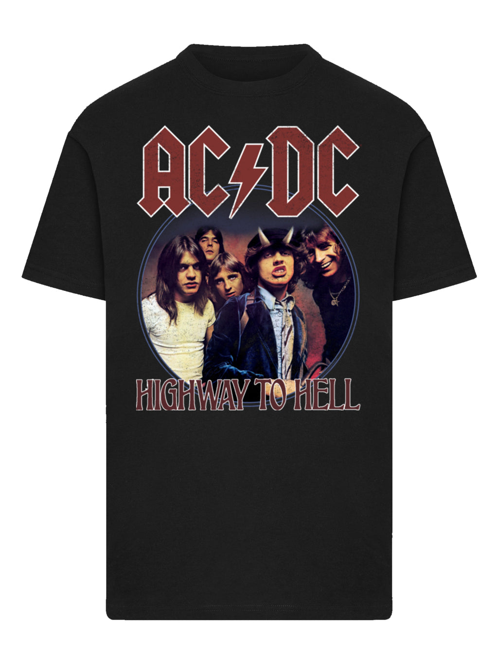 AC/DC Highway To Hell Circle Men's T-Shirt