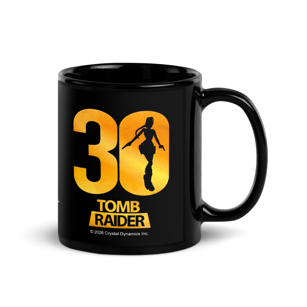 Tomb Raider 30th Anniversary Coffee Mug - Black