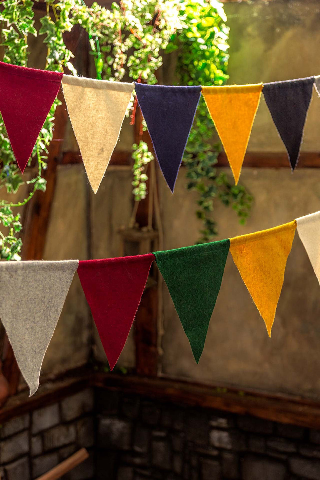Bunting Flags Dark Grey