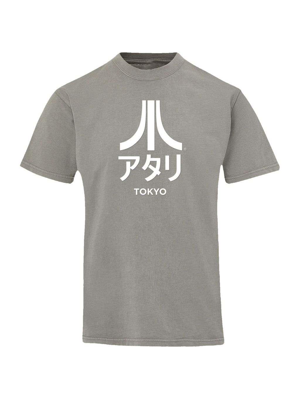 Atari Tokyo White Retro Arcade Games mit Küstenfarbe T -Shirt