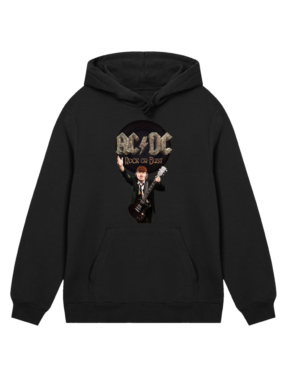 ACDC Rock Or Bust Angus Young Herren Kapuzenpullover