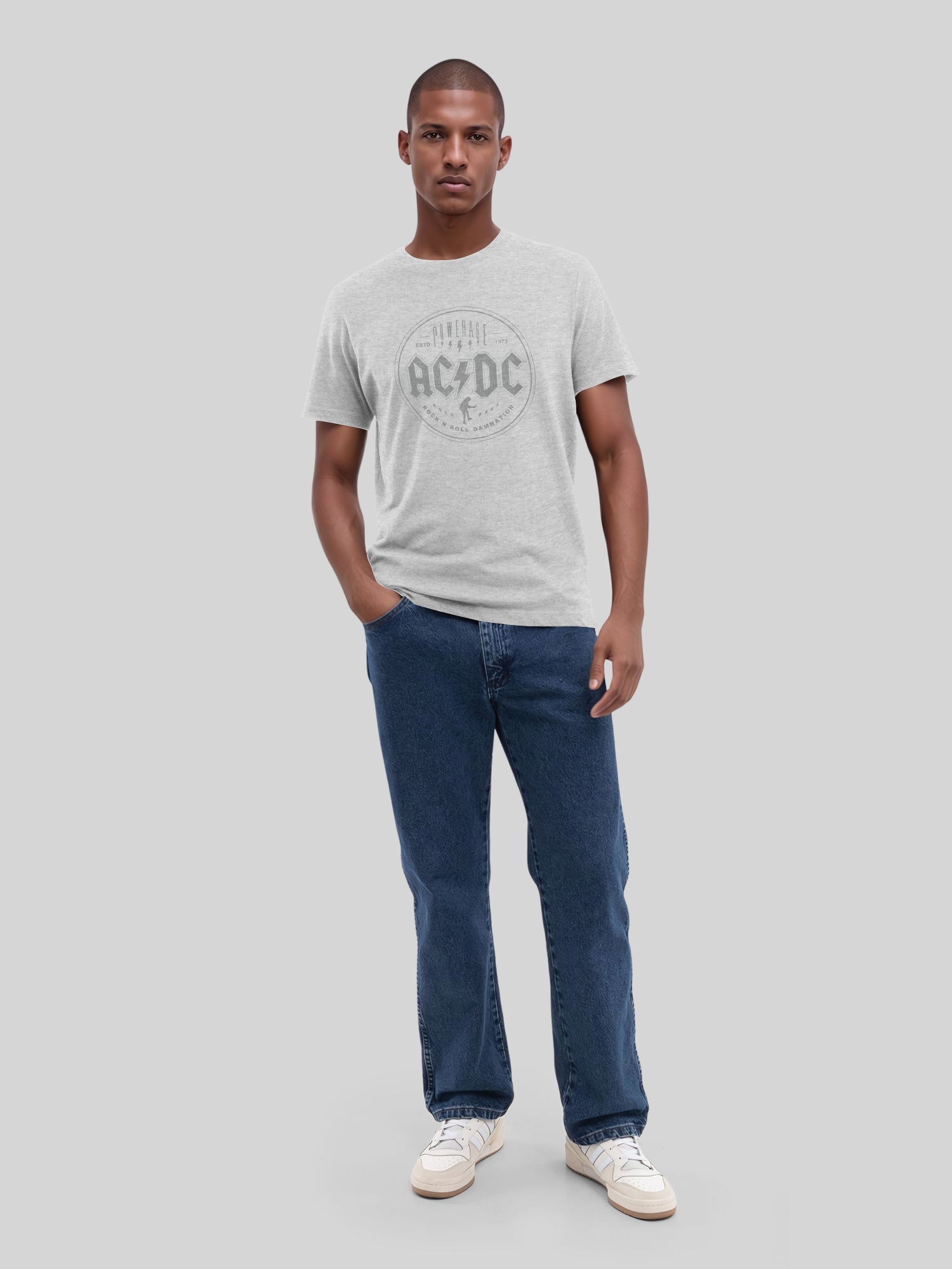 ACDC Rock N Roll Damnation with True Blanks | Mens Regular Tee