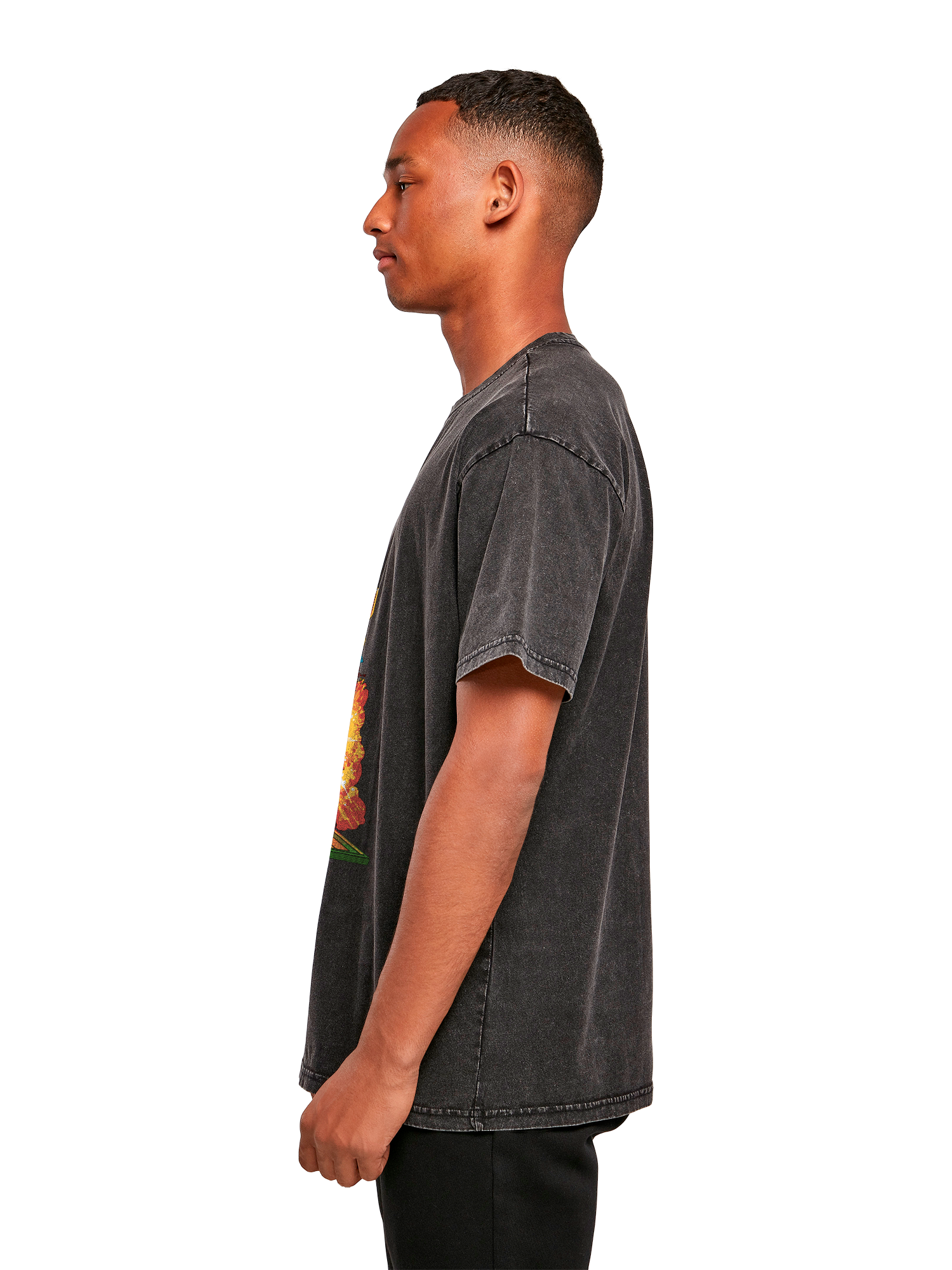 Missile Command Hanger Atari Retro Gaming with Acid Washed Heavy Oversize Tee