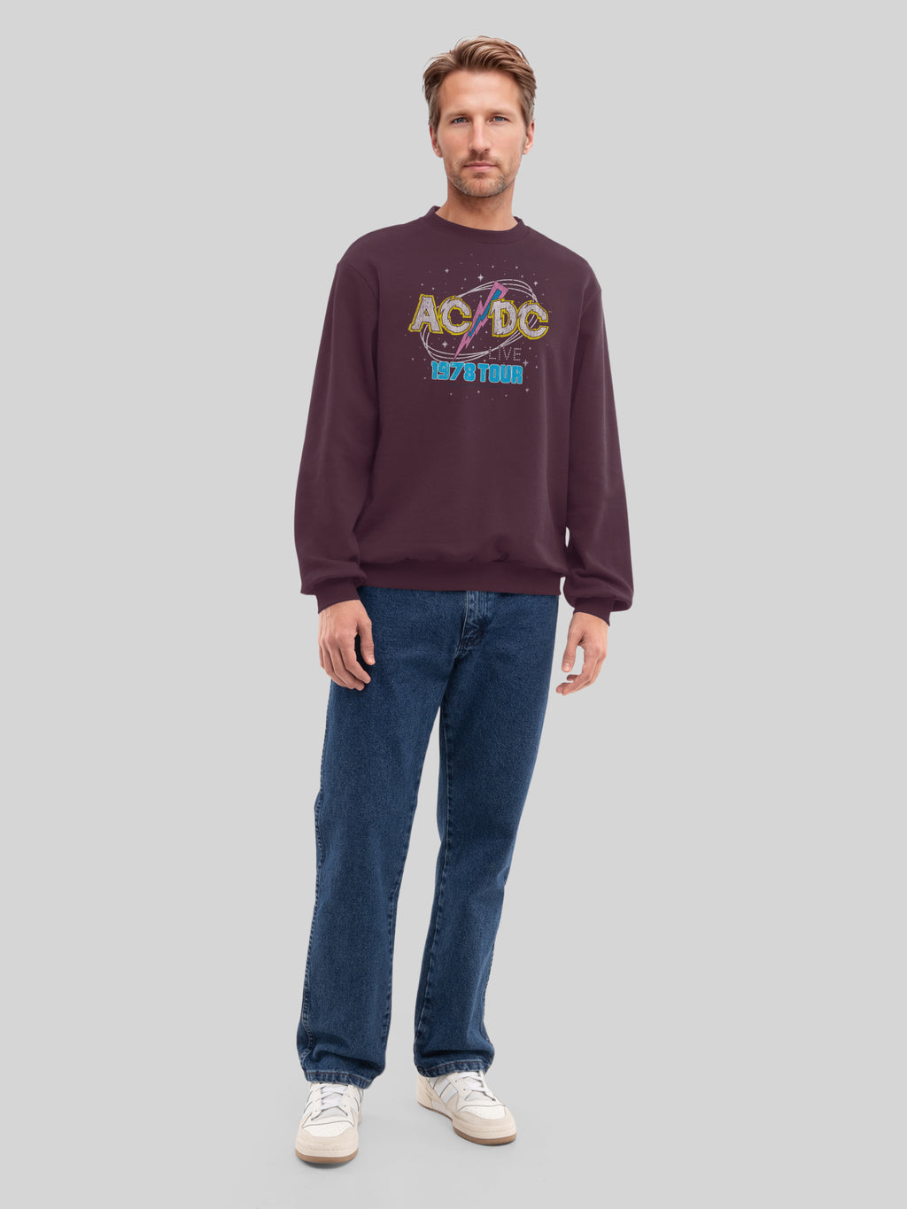 ACDC 1981 Live Tour Herren Sweatshirt
