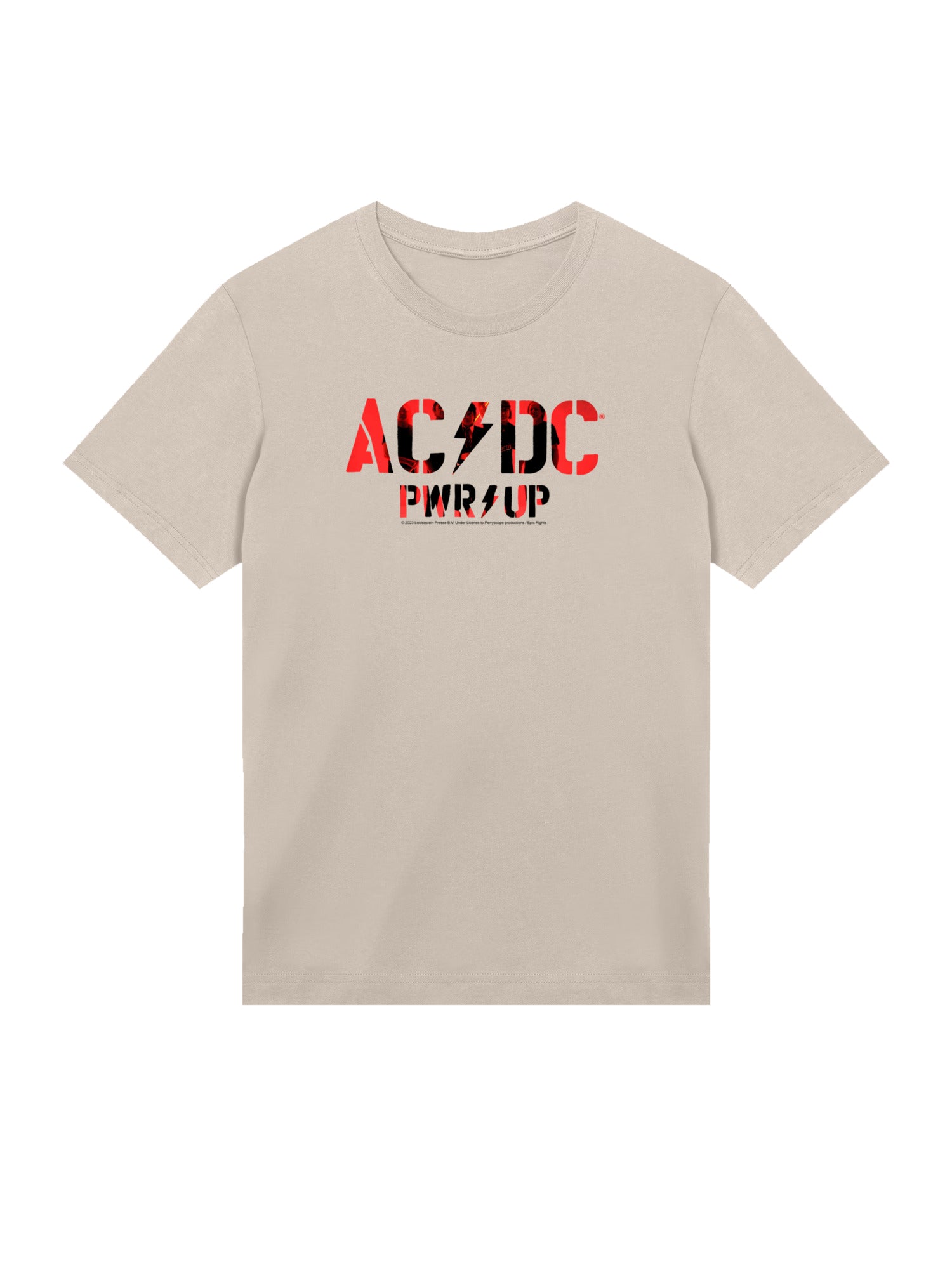 T-shirt organique du logo AC / DC Pwrup Photo