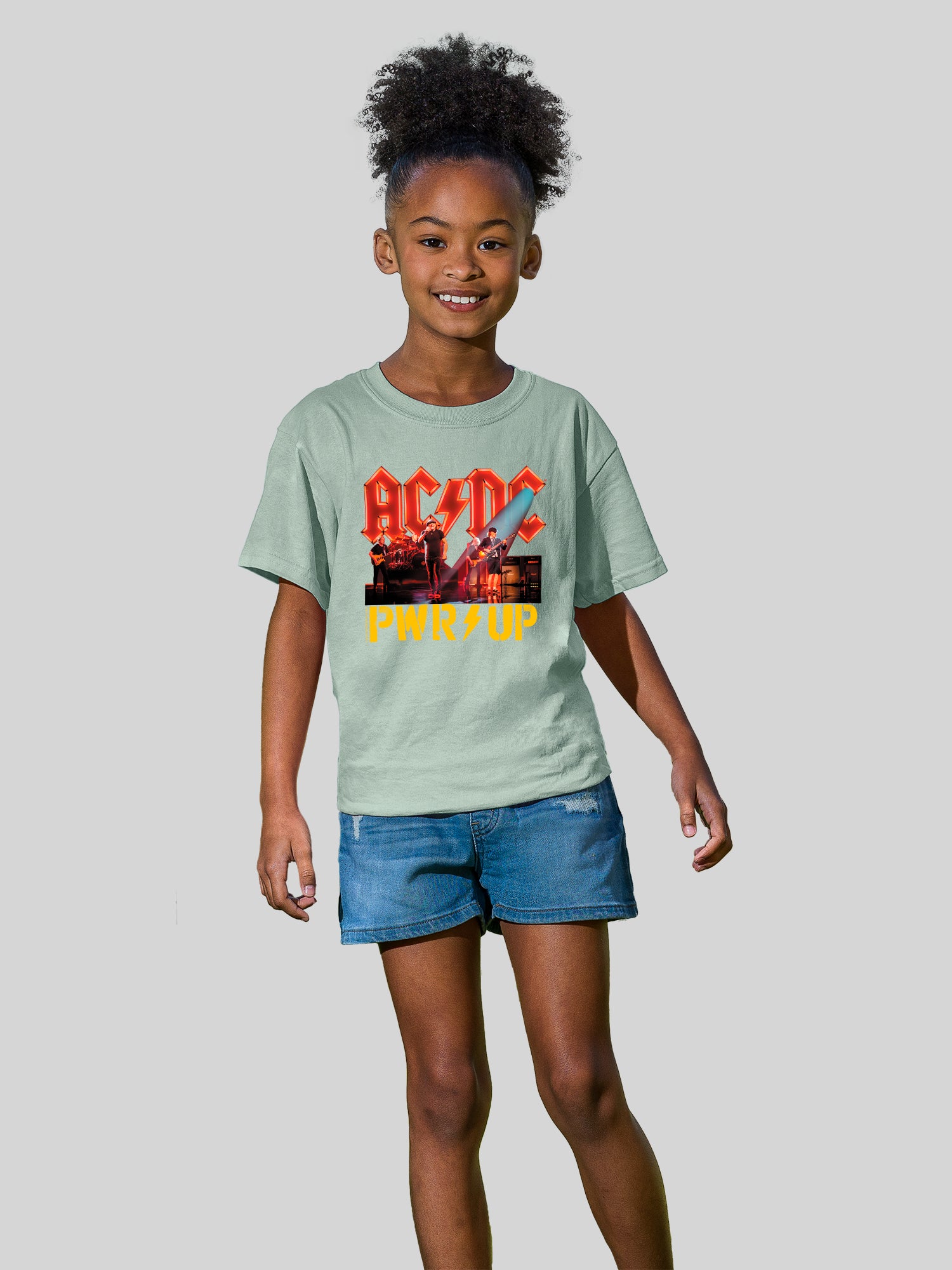 AC/DC PWRUP Stage Lights with Youth Buddy Tee