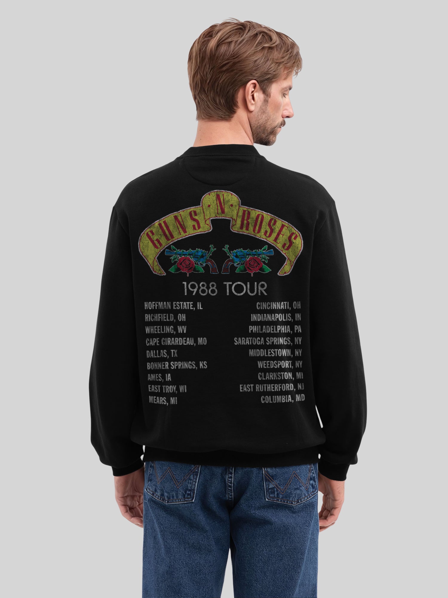 Guns N 'Roses 1988 Tour | Suéter regular para hombres