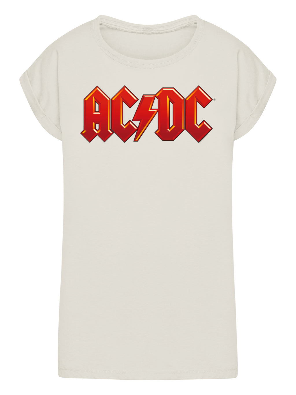 ACDC Dunkelrotes Logo Damen T-Shirt