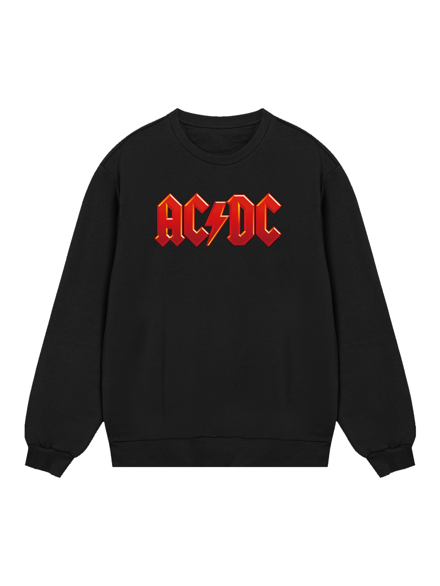 ACDC Dunkelrotes Logo Herren Sweatshirt