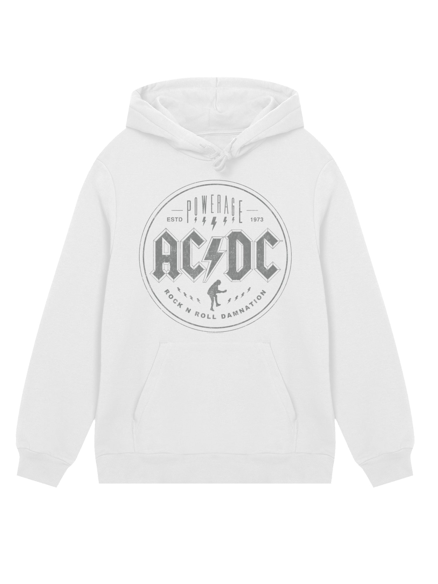 ACDC Rock N Roll Damnation with True Blanks | Mens Regular Hoodie