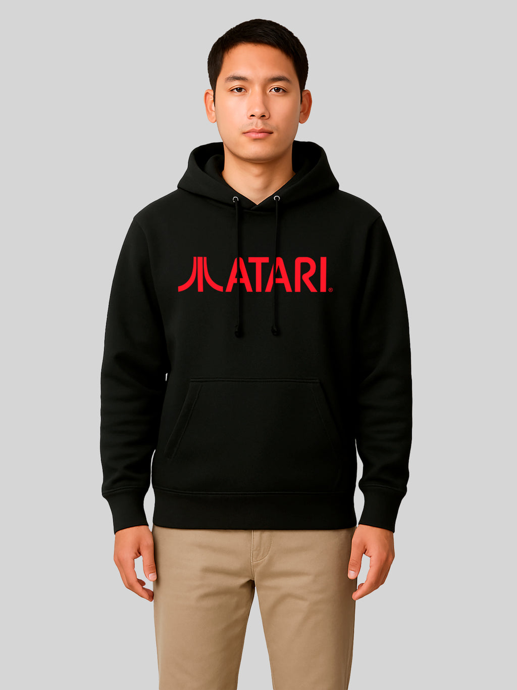 Atari Games Logo Red Retro Gaming Horizontal mit Pro-Weave® Hood