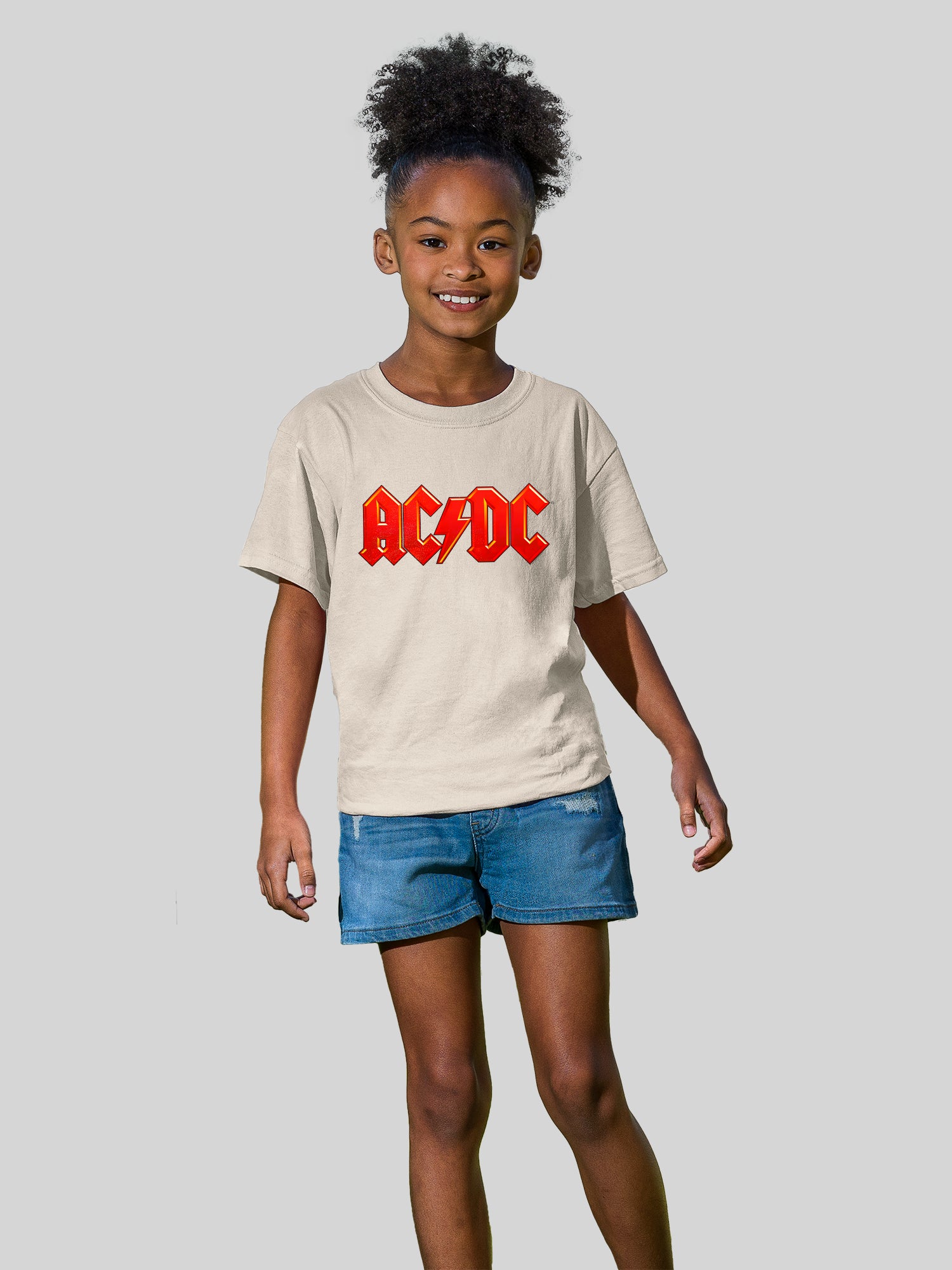 ACDC LOGO DE RED DARK AOP With Youth Buddy Tee