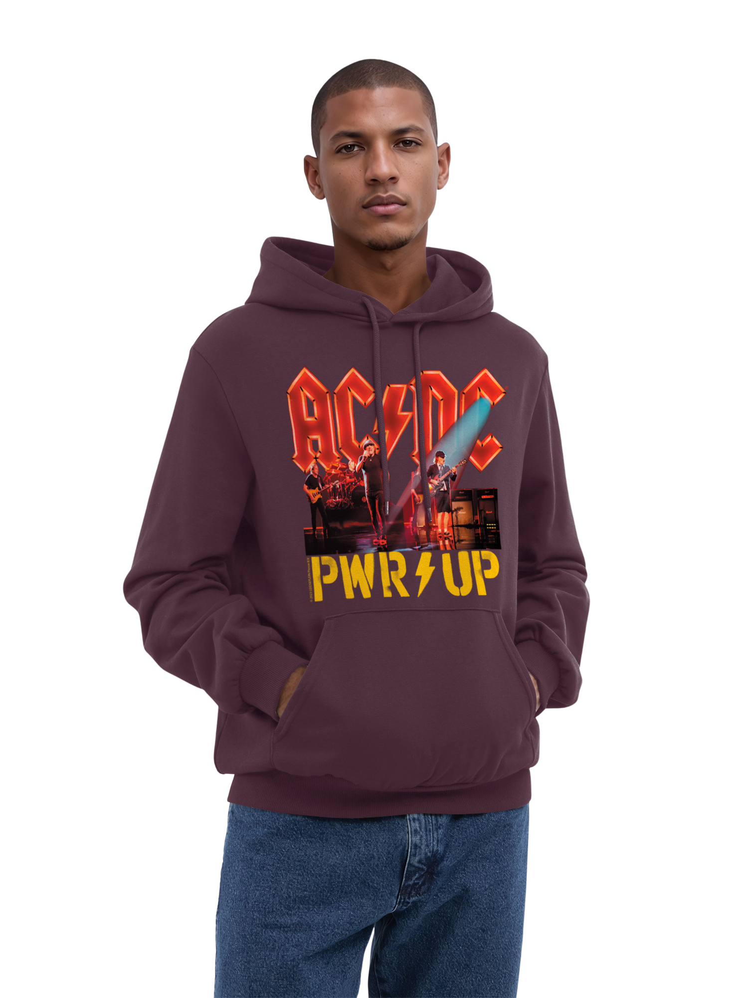 ACDC PWRUP Stage Lights Herren Hoodie