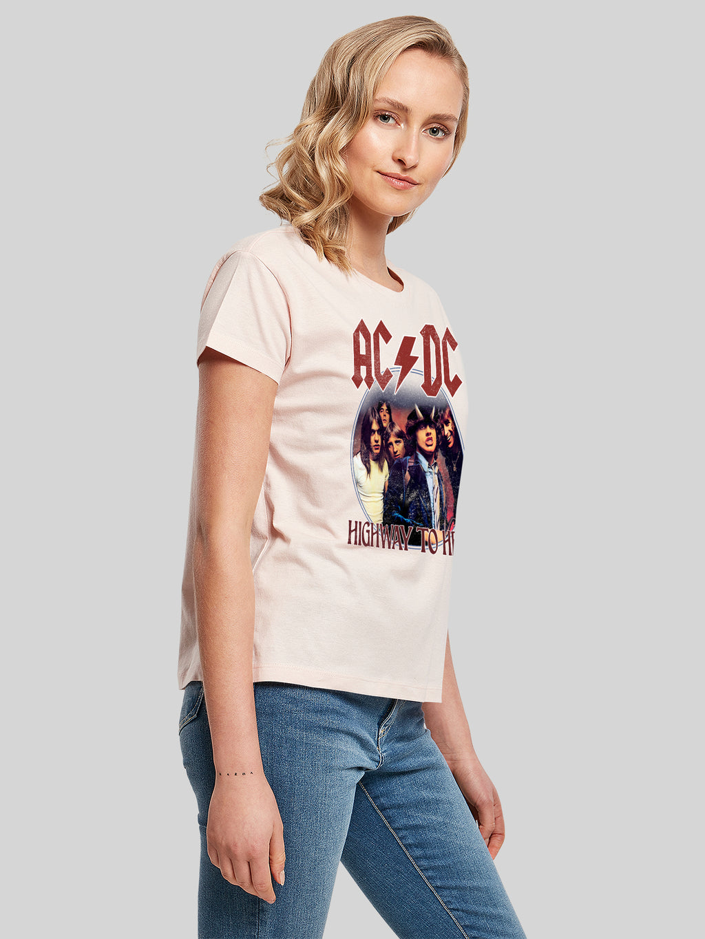 AC / DC Highway to Hell Circle Ladies Box T-shirt