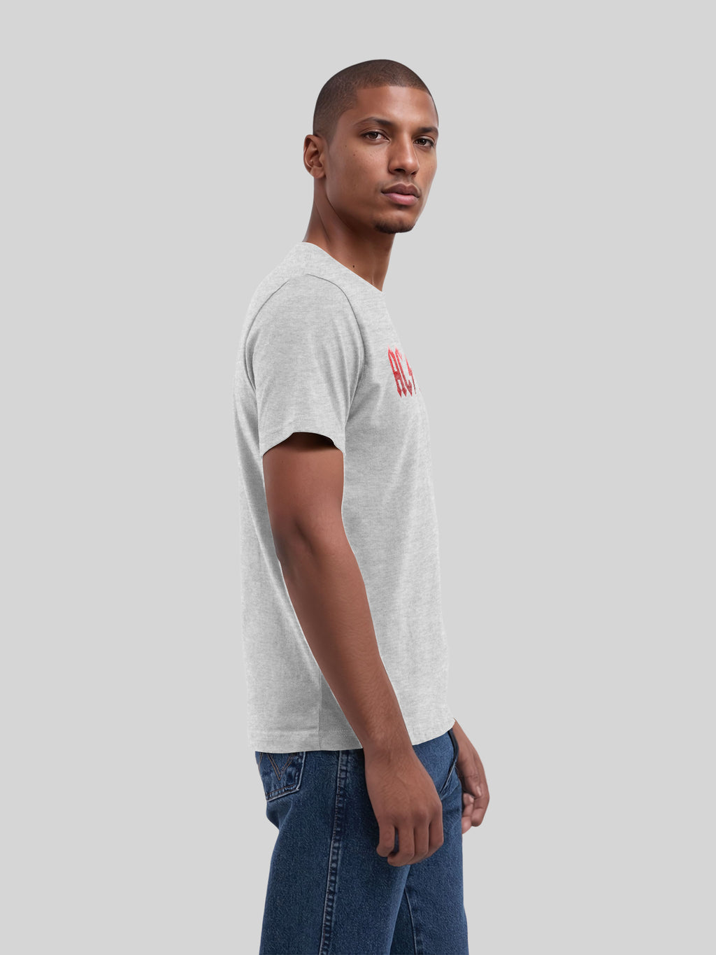 ACDC Red Ice Logo with True Blanks | Mens Regular Tee