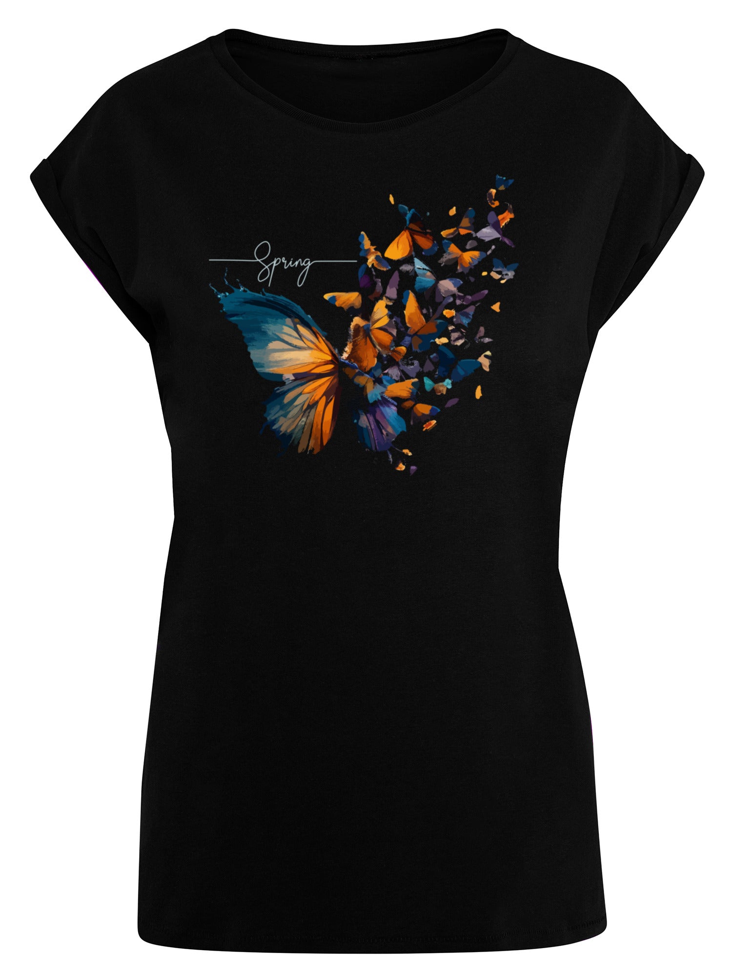 Butterfly of butterflies Ladies Extended Shoulder T-Shirt