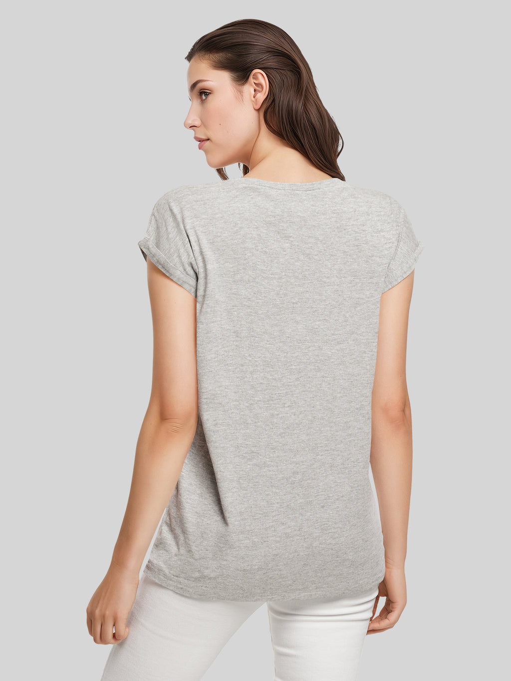 Guns N 'Roses Roses Calavera con Damas Extendida TEE de hombro