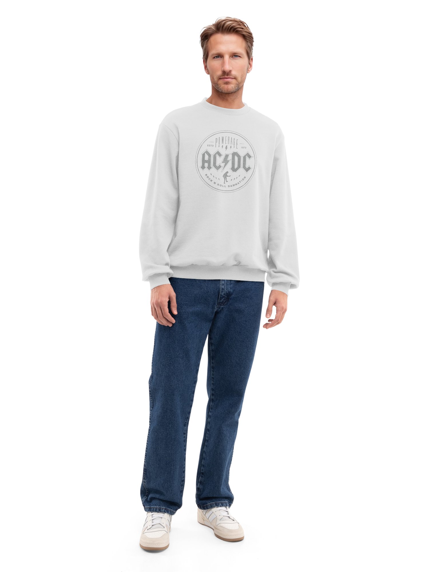 ACDC Rock N Roll Damnation Herren Sweatshirt