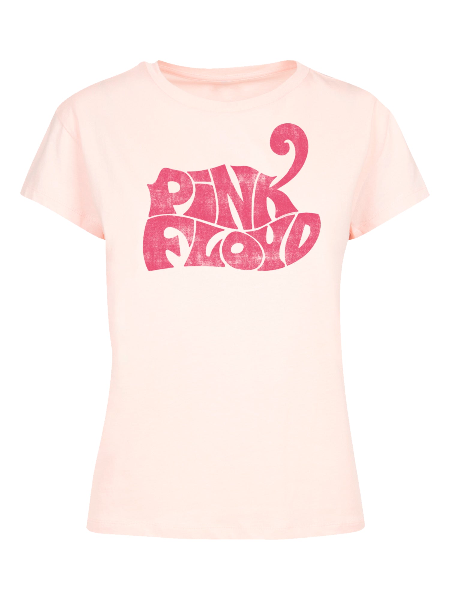Pink Floyd Retro Logo Navy Ladies Box T-Shirt