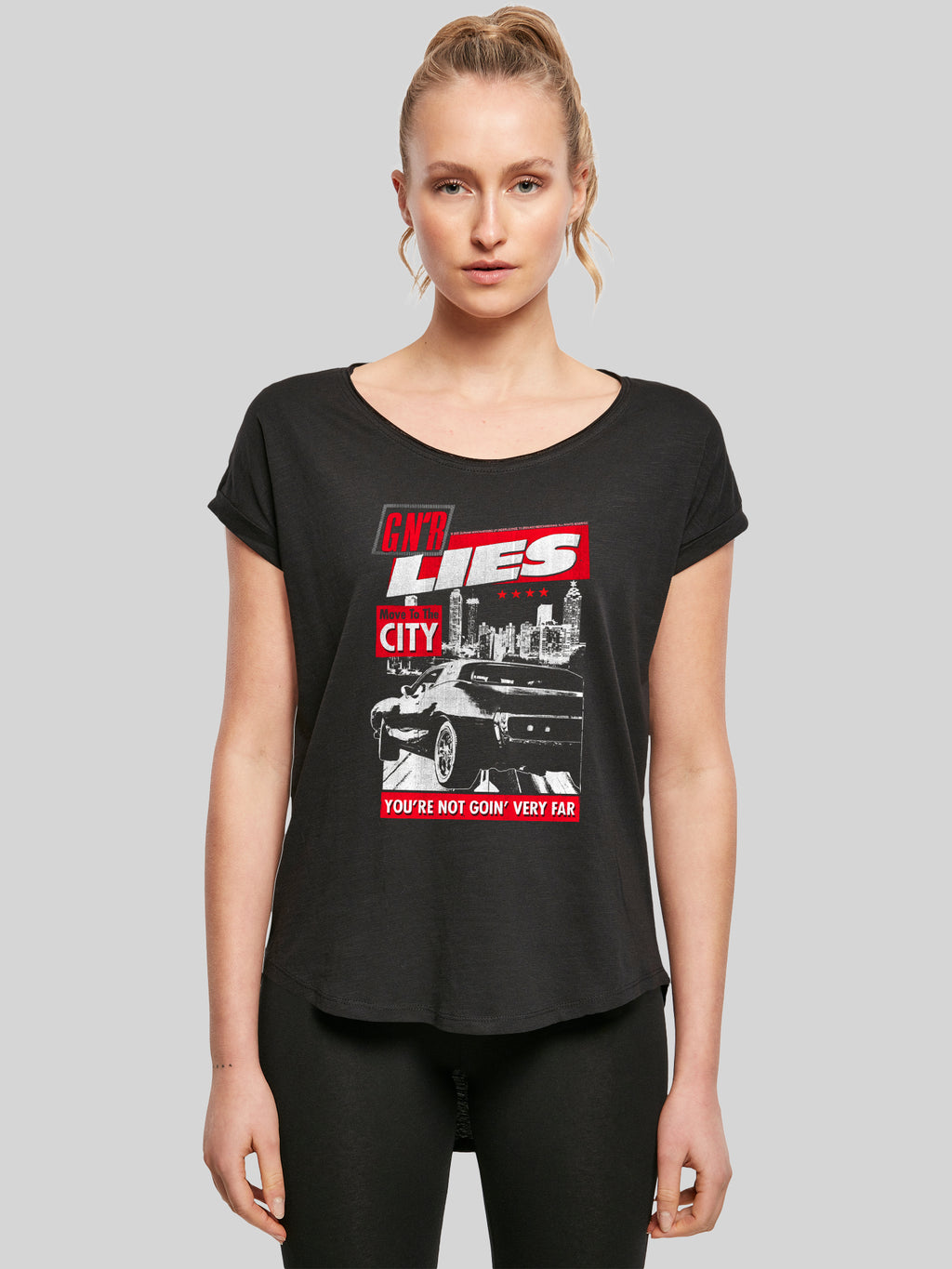 Guns N 'Roses Lies City | Camiseta de damas