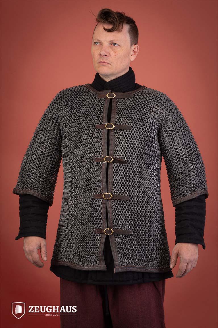 Chainmail Haubergeon Roundring 10mm Burnished