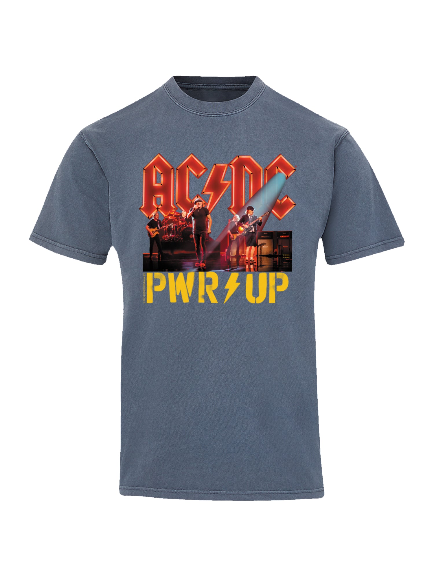 AC/DC PWRUP Stage Lights with Coastal Color Tee
