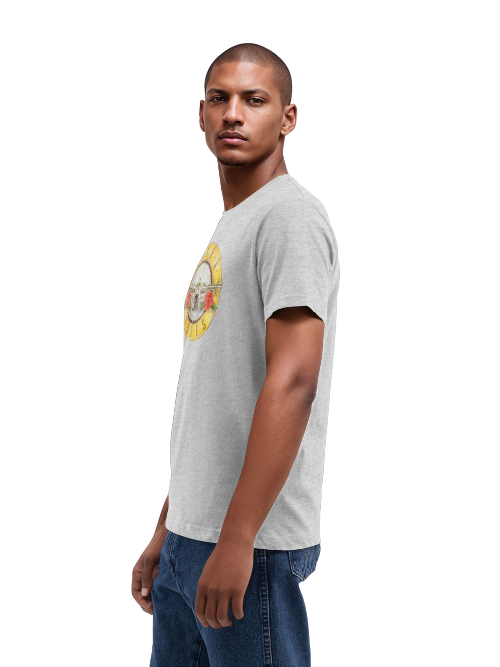 Guns n 'Roses Vintage Bullet Logo Herren reguläres T -Shirt