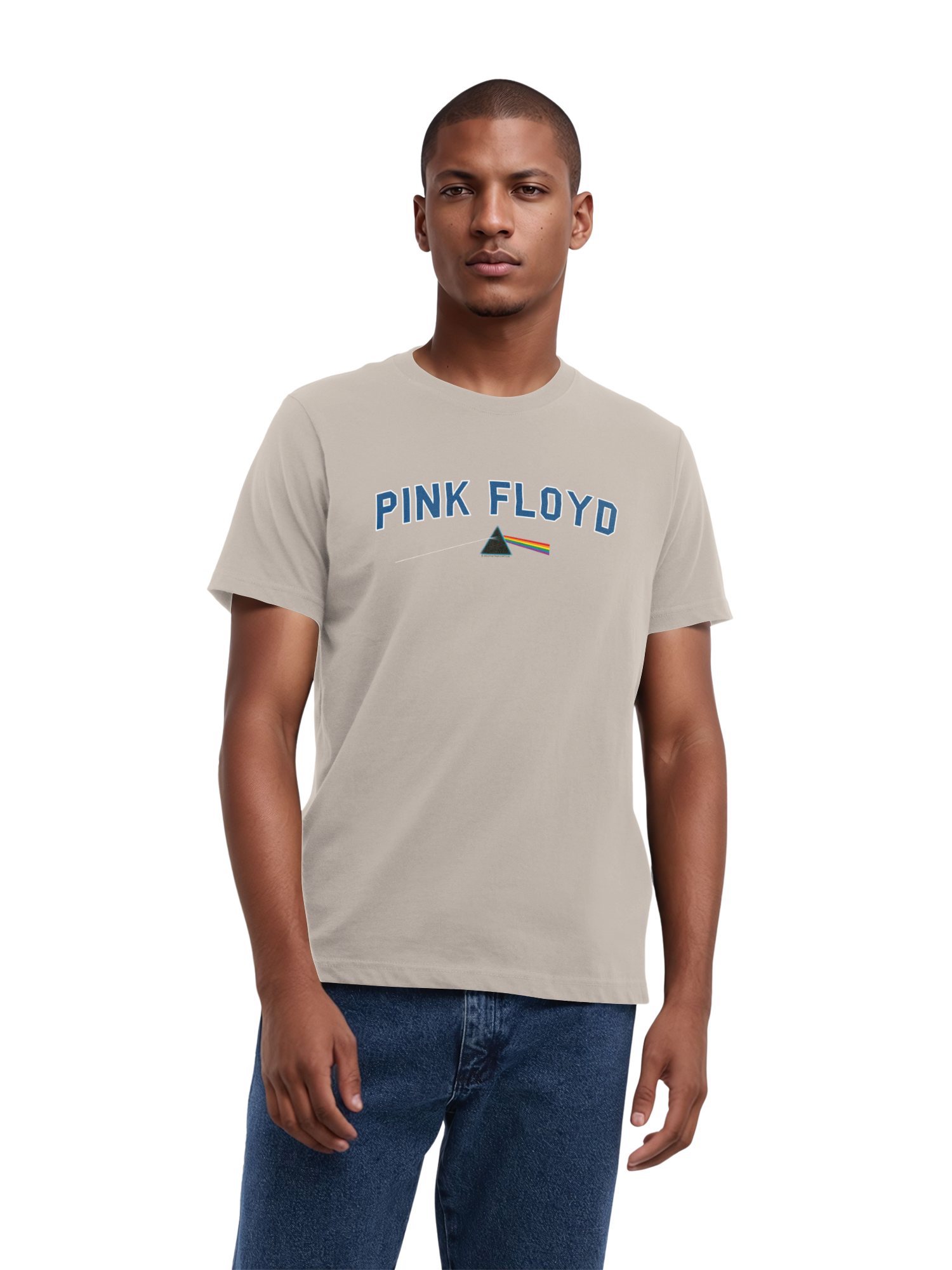 Pink Floyd College Prism with True Blanks | Mens Regular Tee
