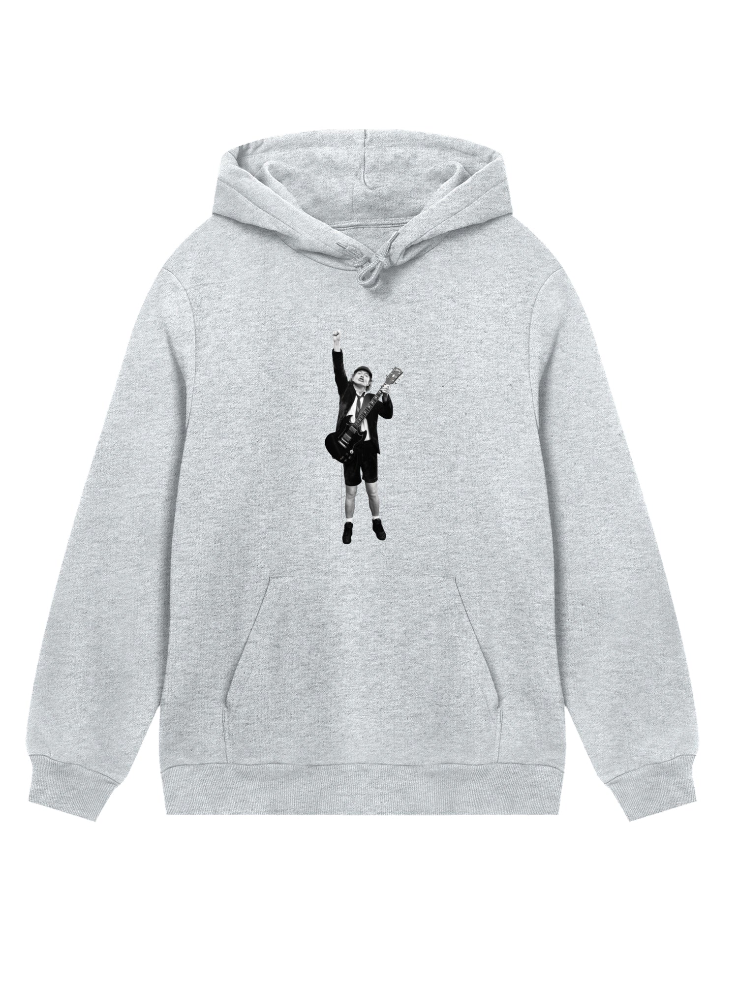 ACDC Angus Young Cut Out with True Blanks | Mens Regular Hoodie