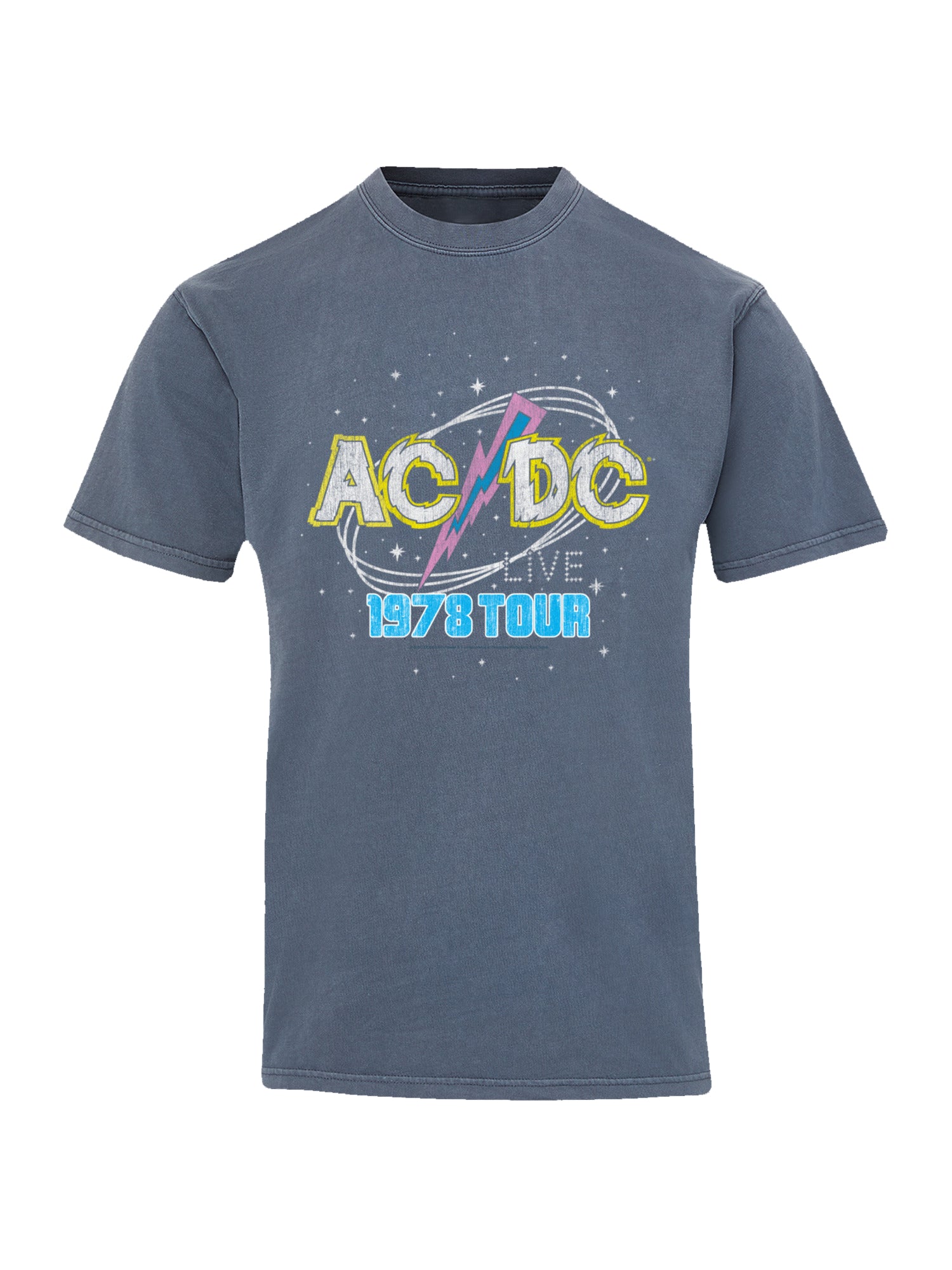 AC/DC 1981 Live Tour con camiseta de color costero