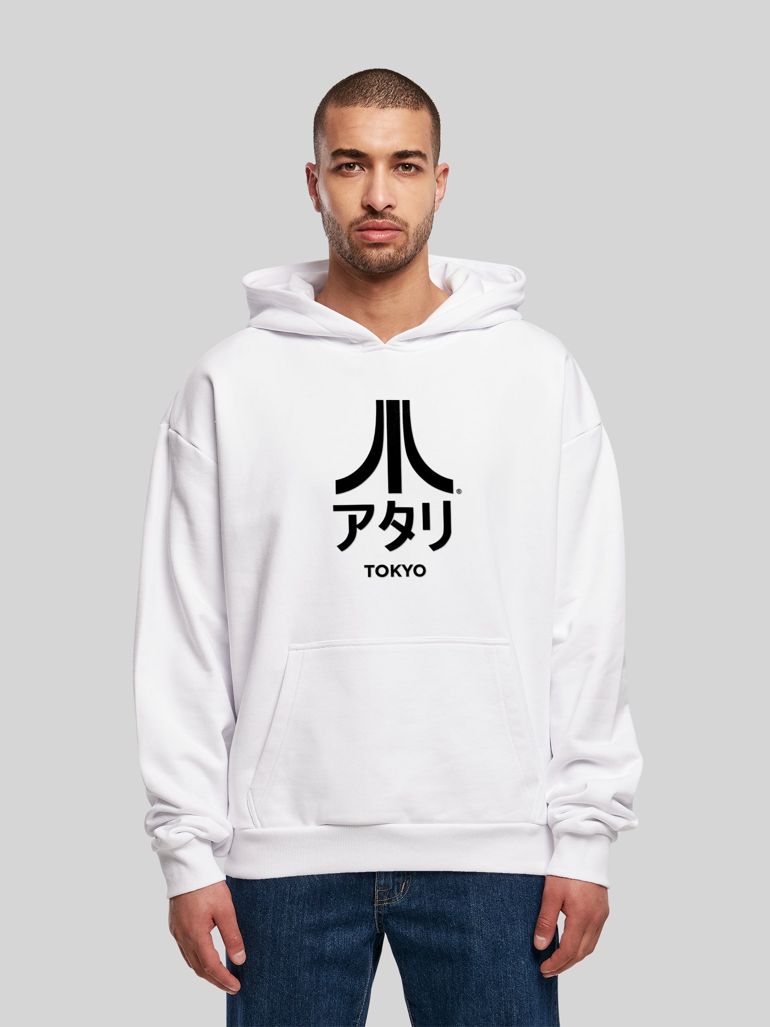 Atari Tokyo black Retro Arcade Games with Ultra Heavy Hoody