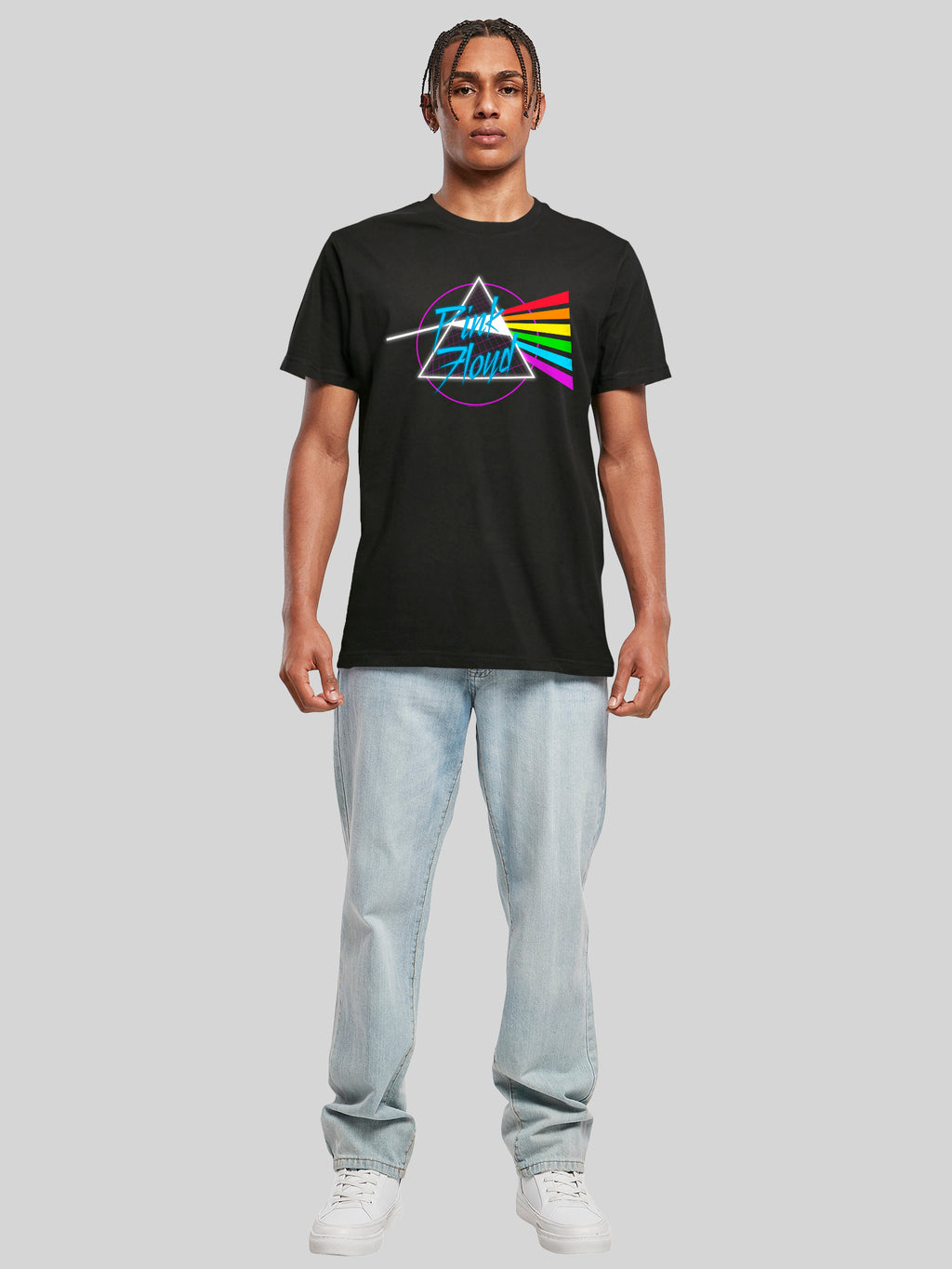 Pink Floyd Neon Dark Side T-Shirt Round Neck