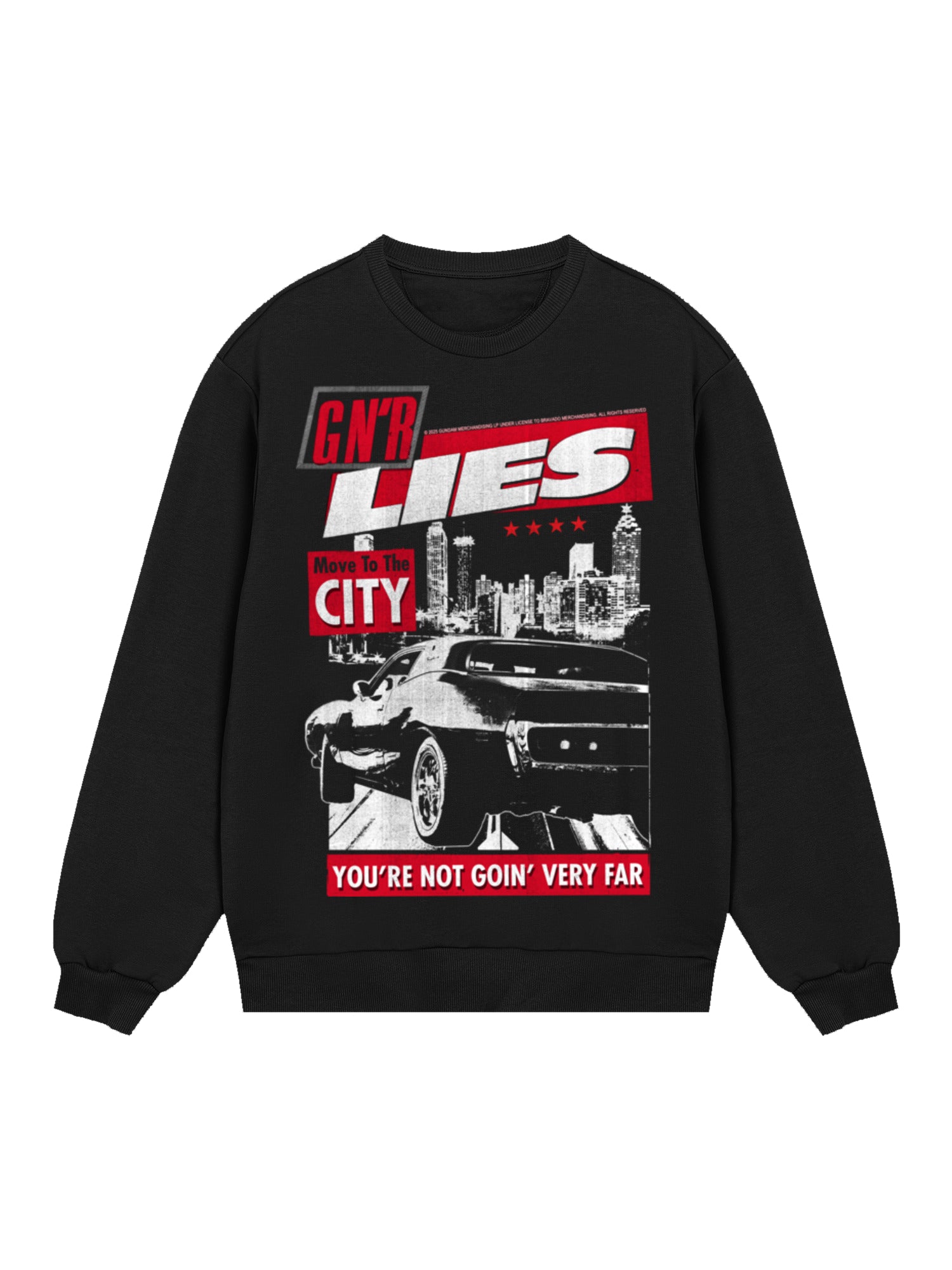 Guns N 'Roses Lies City | Suéter regular para hombres