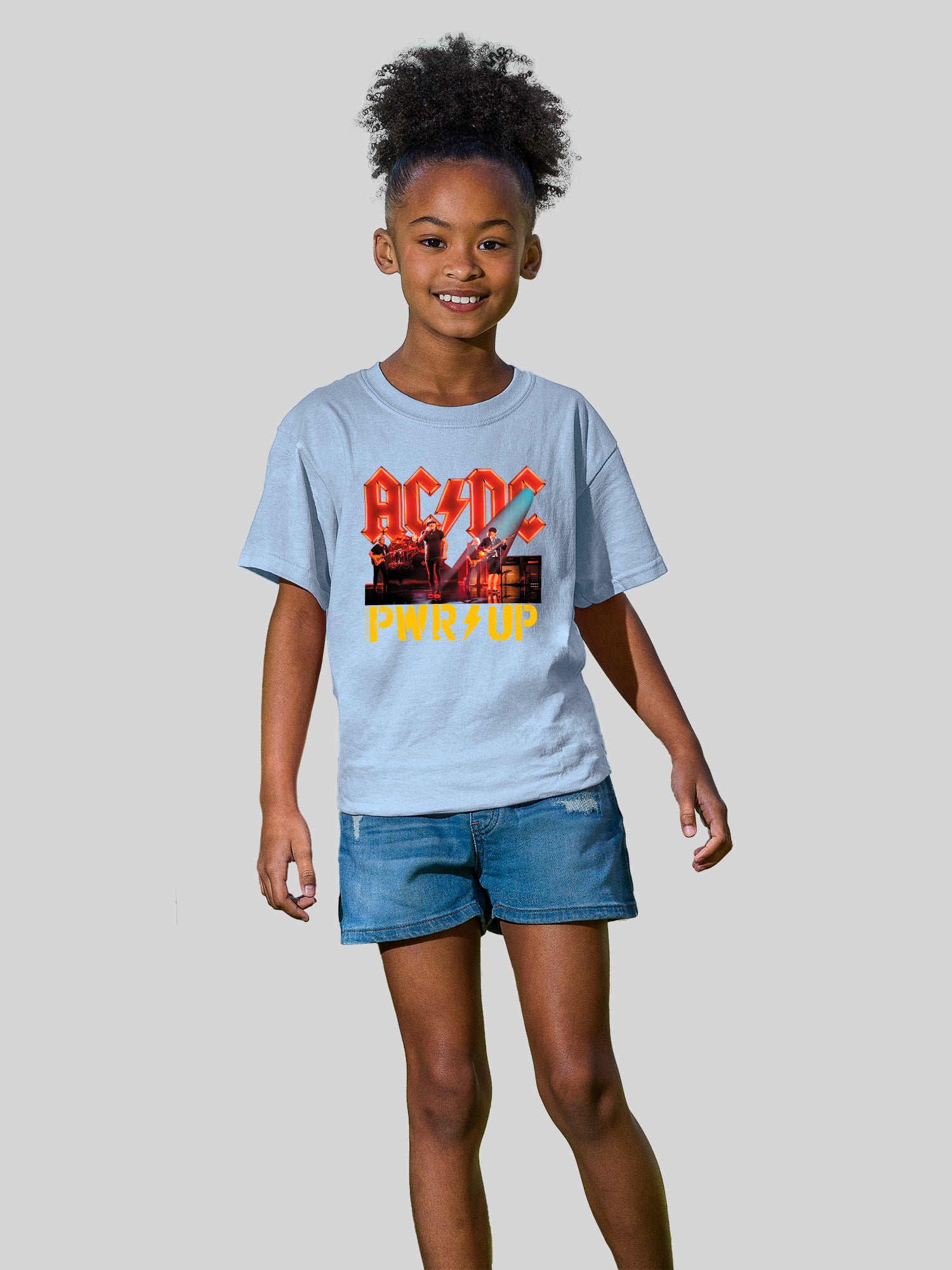 AC/DC PWRUP Stage Lights with Youth Buddy Tee