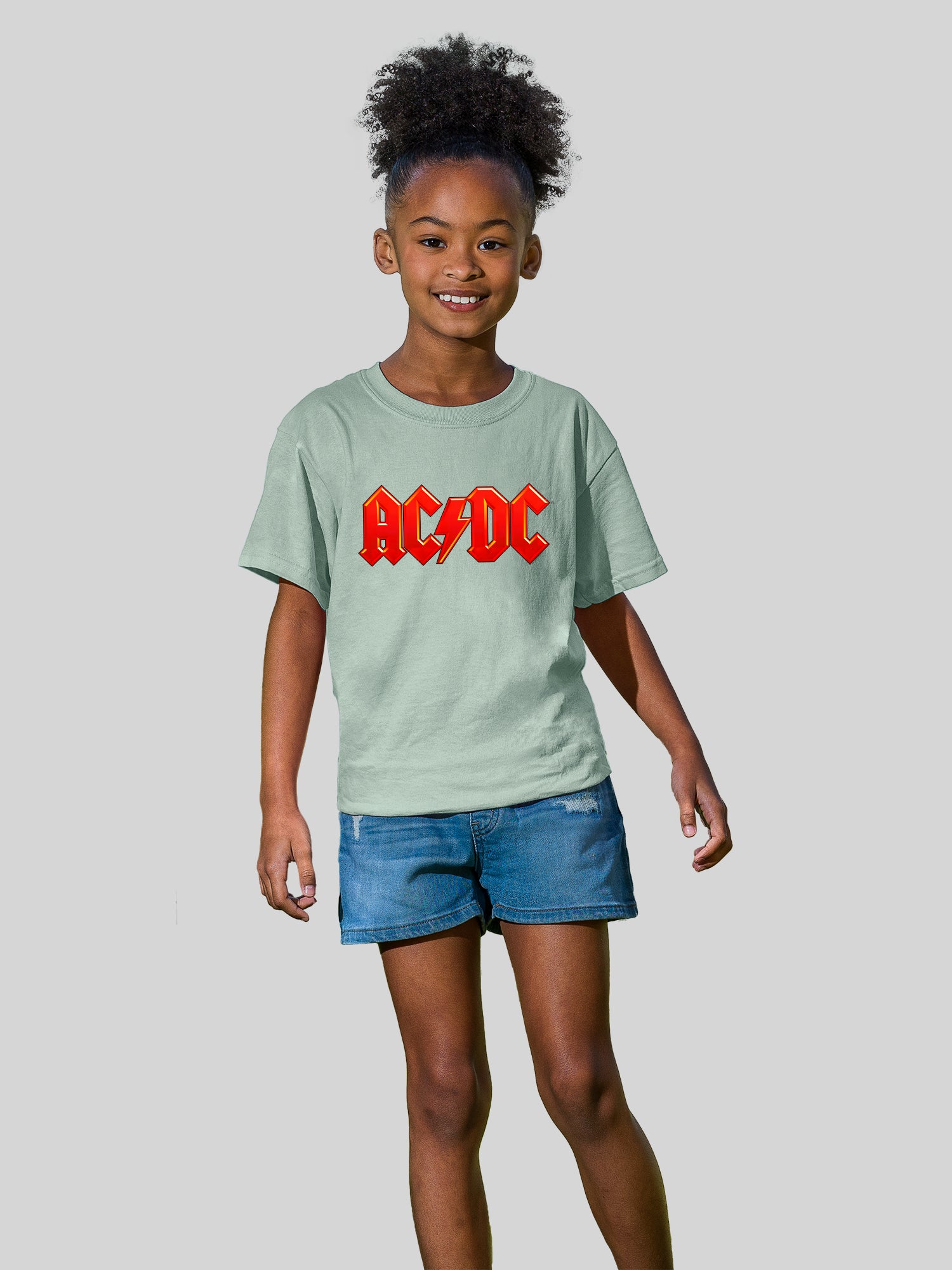 ACDC LOGO DE RED DARK AOP With Youth Buddy Tee