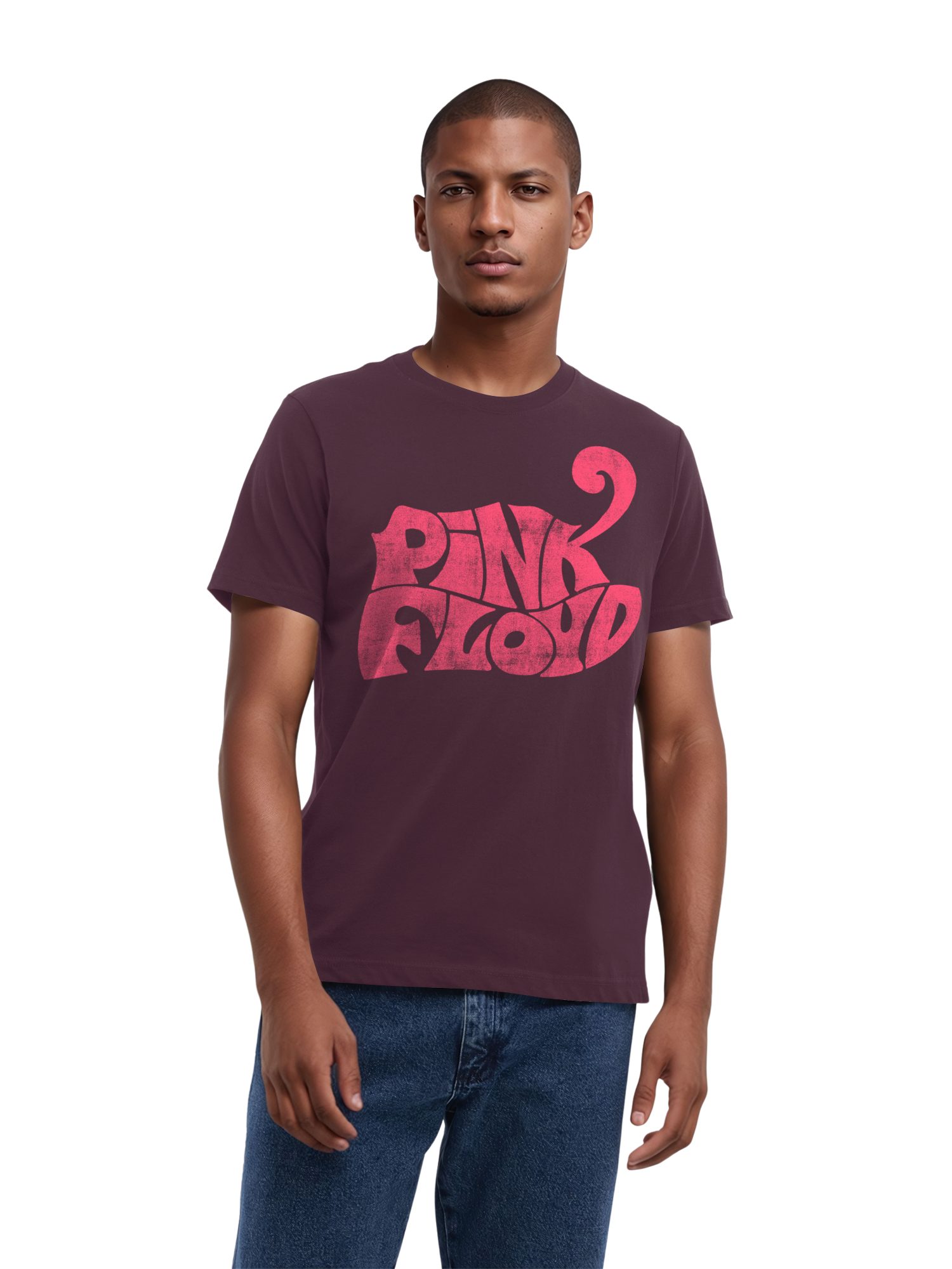Camiseta orgánica de los hombres de Pink Floyd Retro Retro