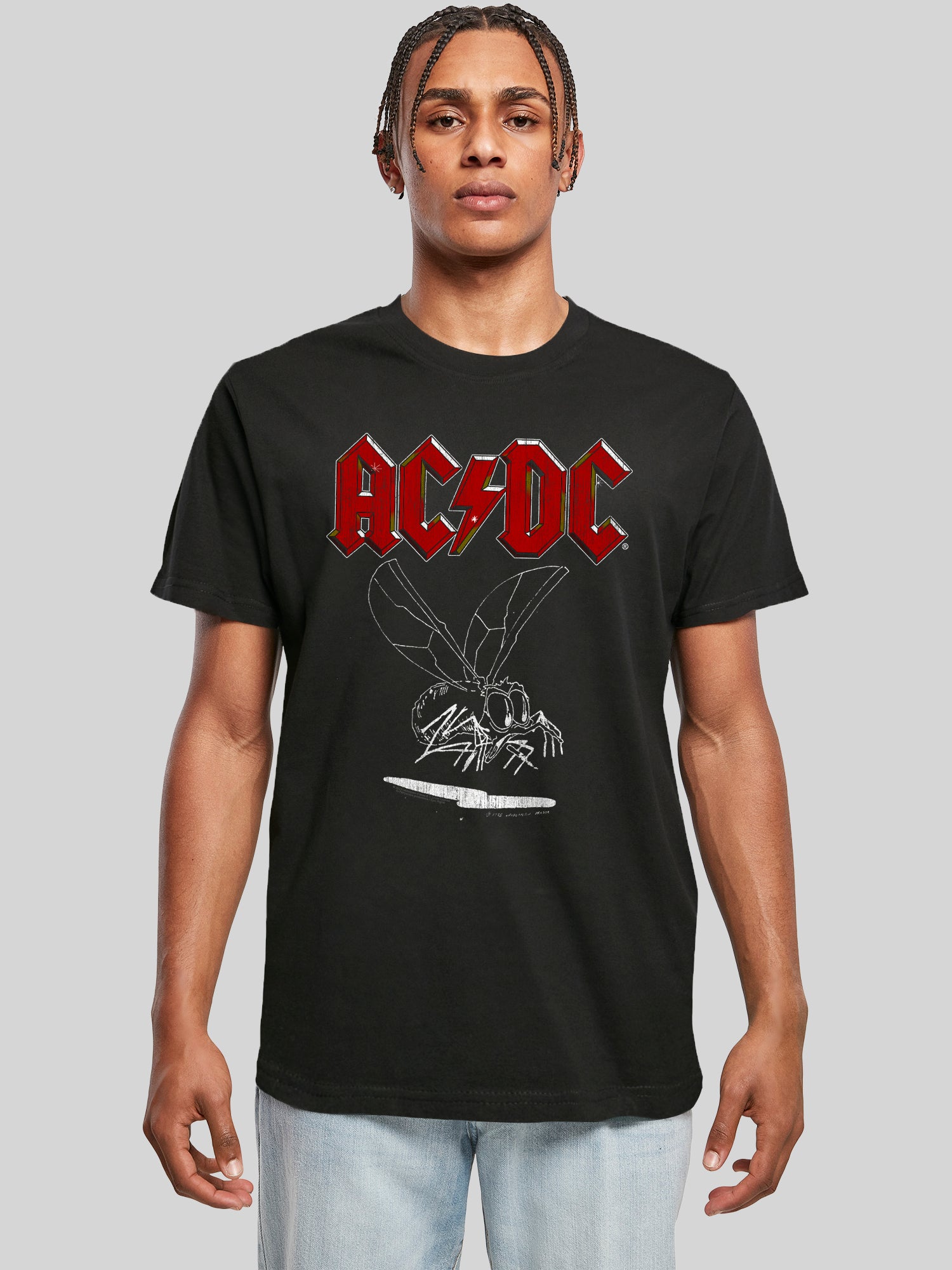 AC / DC Fly on the Wall 1985 T-shirt masculin