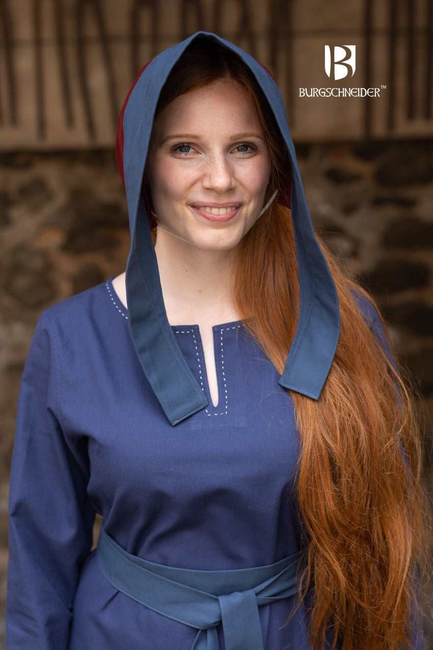 Bonnet Dagmar Bordeaux/Woad Blue