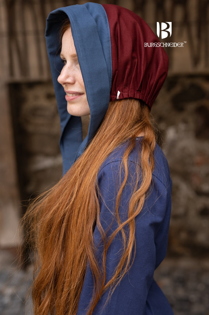 Bonnet Dagmar Bordeaux/Woad Blue