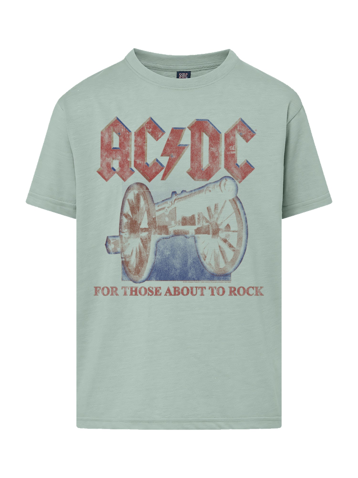 AC/DC para aquellos a punto de rockear Canon con la camiseta juvenil
