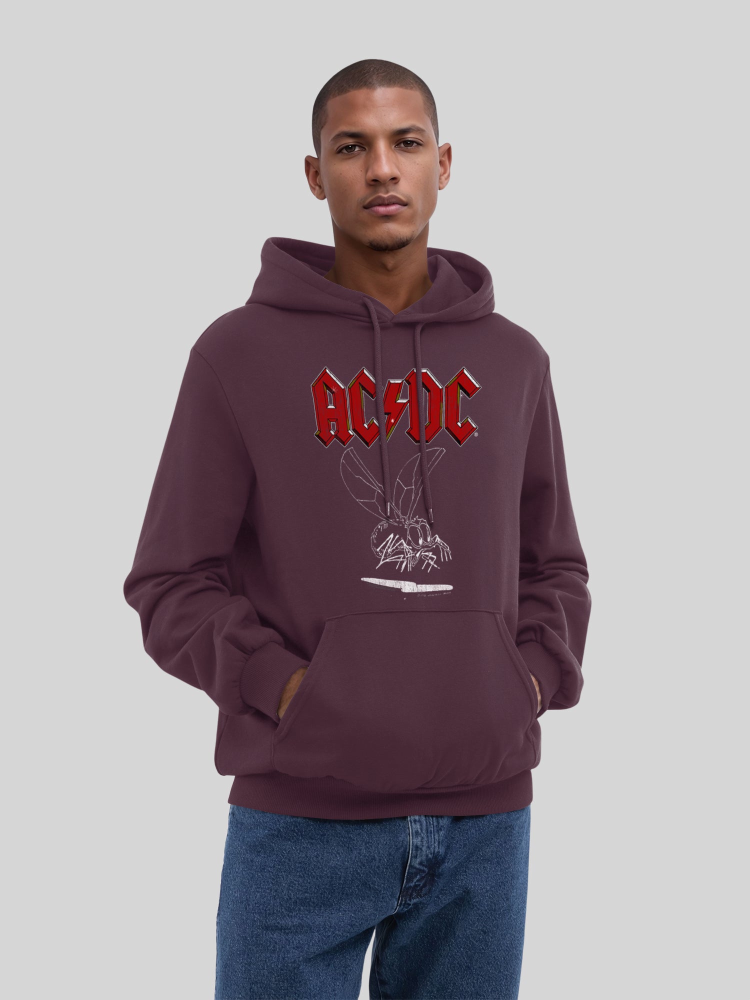 AC / DC Fly on the Wall 1985 Hoodie biologique masculin